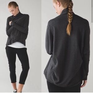 Lululemon | To and Flow Wrap Cardigan in Gray Size 6